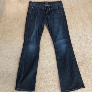 Hudson premium midrise bootcut jeans